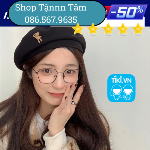 Mũ Nồi Beret Hình Gấu Xinh Xắn Thời Trang Hàn Quốc Phong Cách Vintage, Mũ Nồi