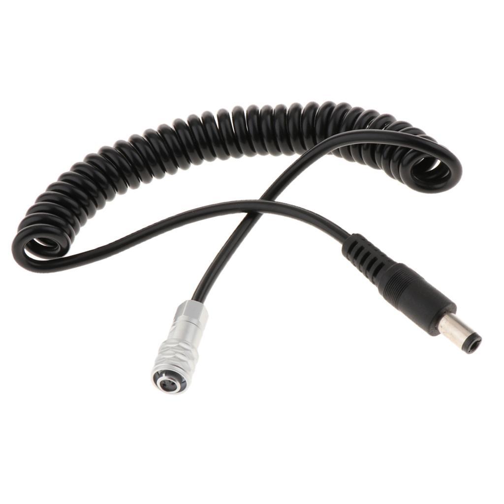 DC2.5 to SF610 2Pin Female Coiled Cable Cord for BMPCC 4k