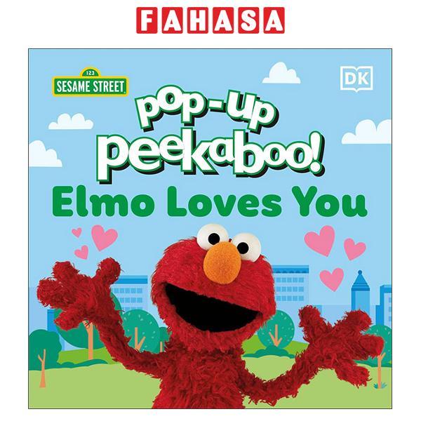 Sách ngoại văn: Pop-Up Peekaboo! Sesame Street Elmo Loves You