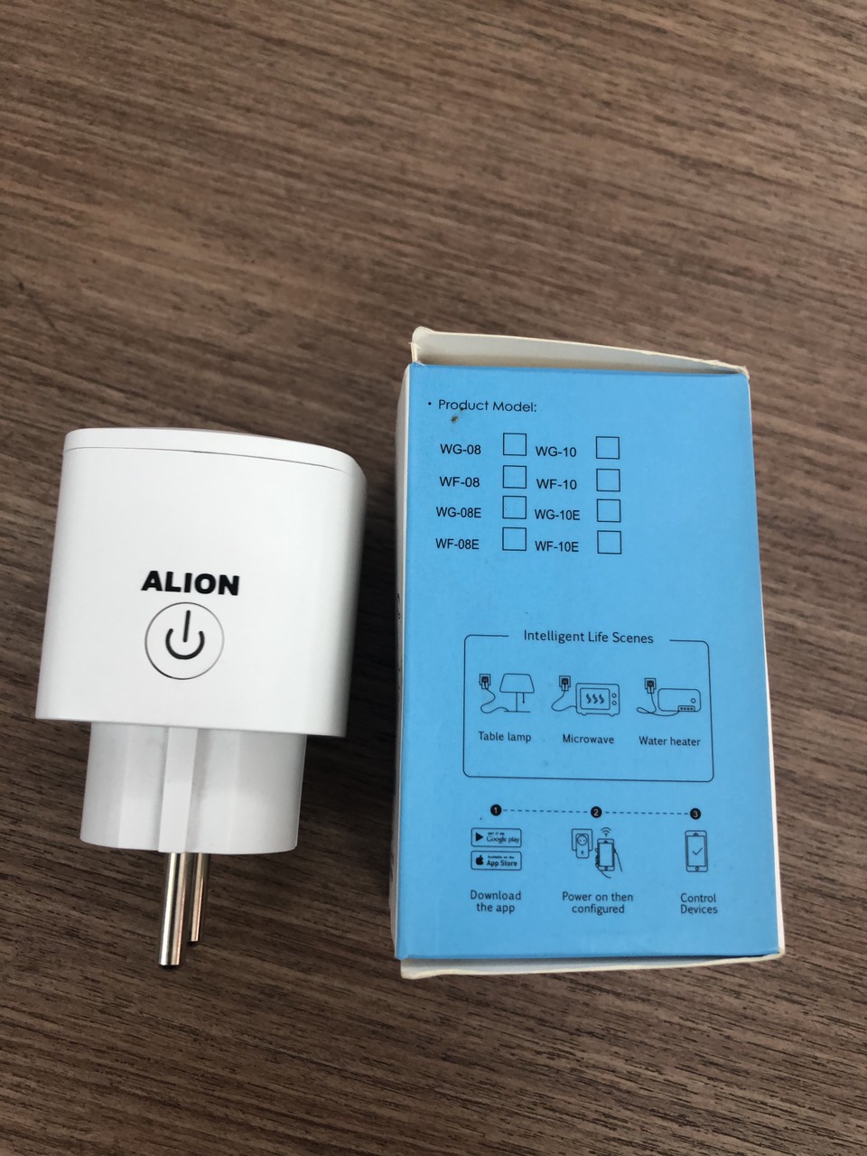 Ổ CẮM ĐIỀU KHIỂN TỪ XA BẰNG WI-FI  WG-08E