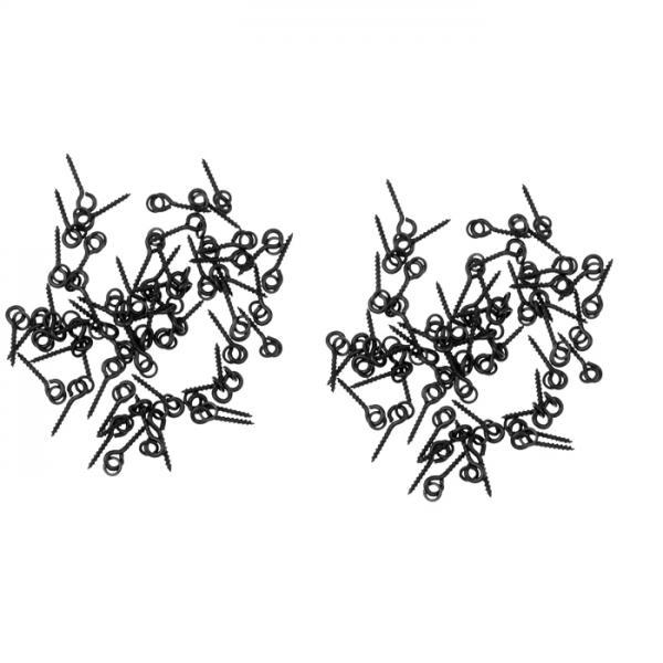 100Pcs 13mm Fishing Boilies Screw With Solid Ring Bait Fishing Tackle Accessory