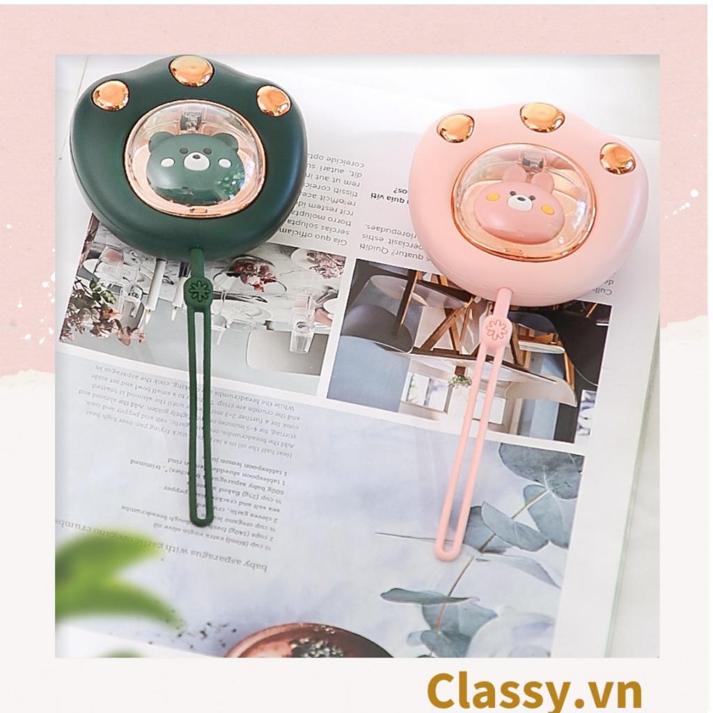 Máy sưởi ấm tay mini Classy sạc bằng USB nhỏ gọn nhiều màu PK1362