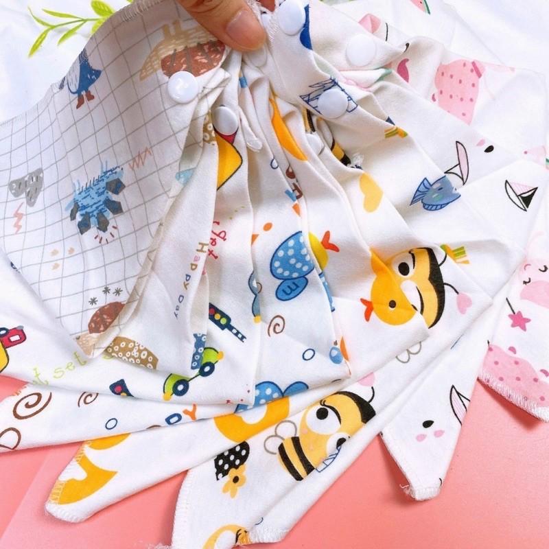 SET 10 YẾM COTTON LOẠI ĐẸP CHO BÉ TRAI-BÉ GÁI HOẠ TIẾT ĐẸP