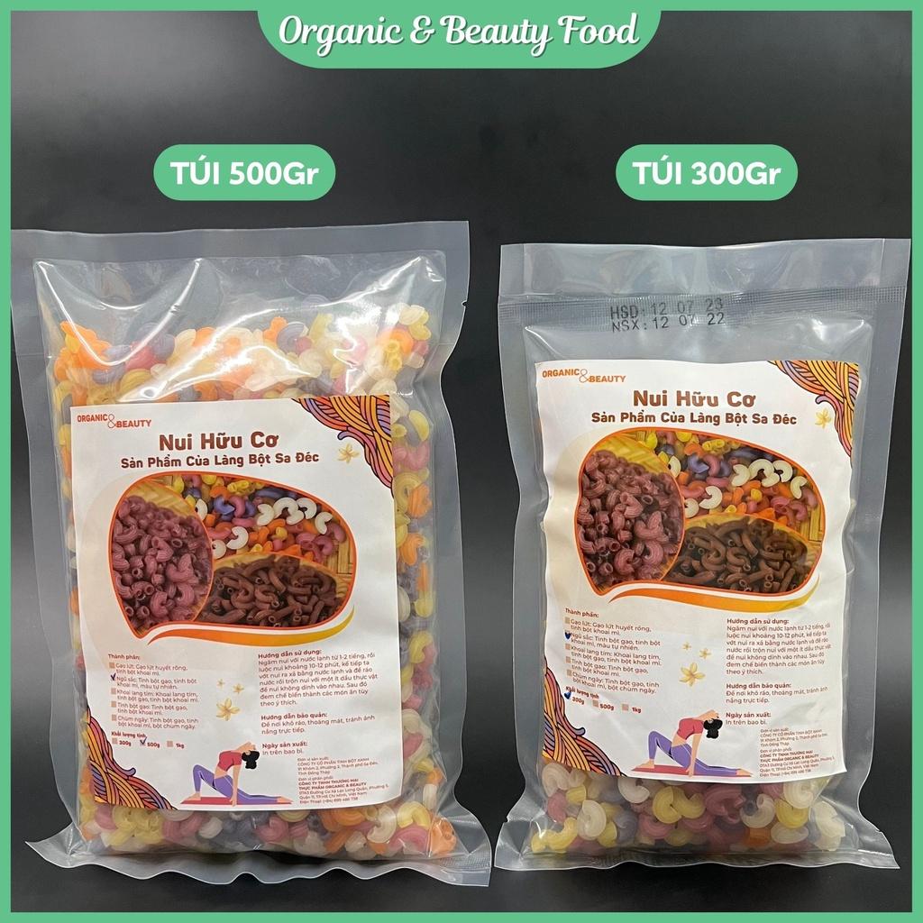 Nui Ngũ Sắc Organic&amp;Beauty - Nui Rau Củ FUMA Eatclean/ Giảm Cân / Healthy - Nui Hữu Cơ - Túi 300g/ 500g