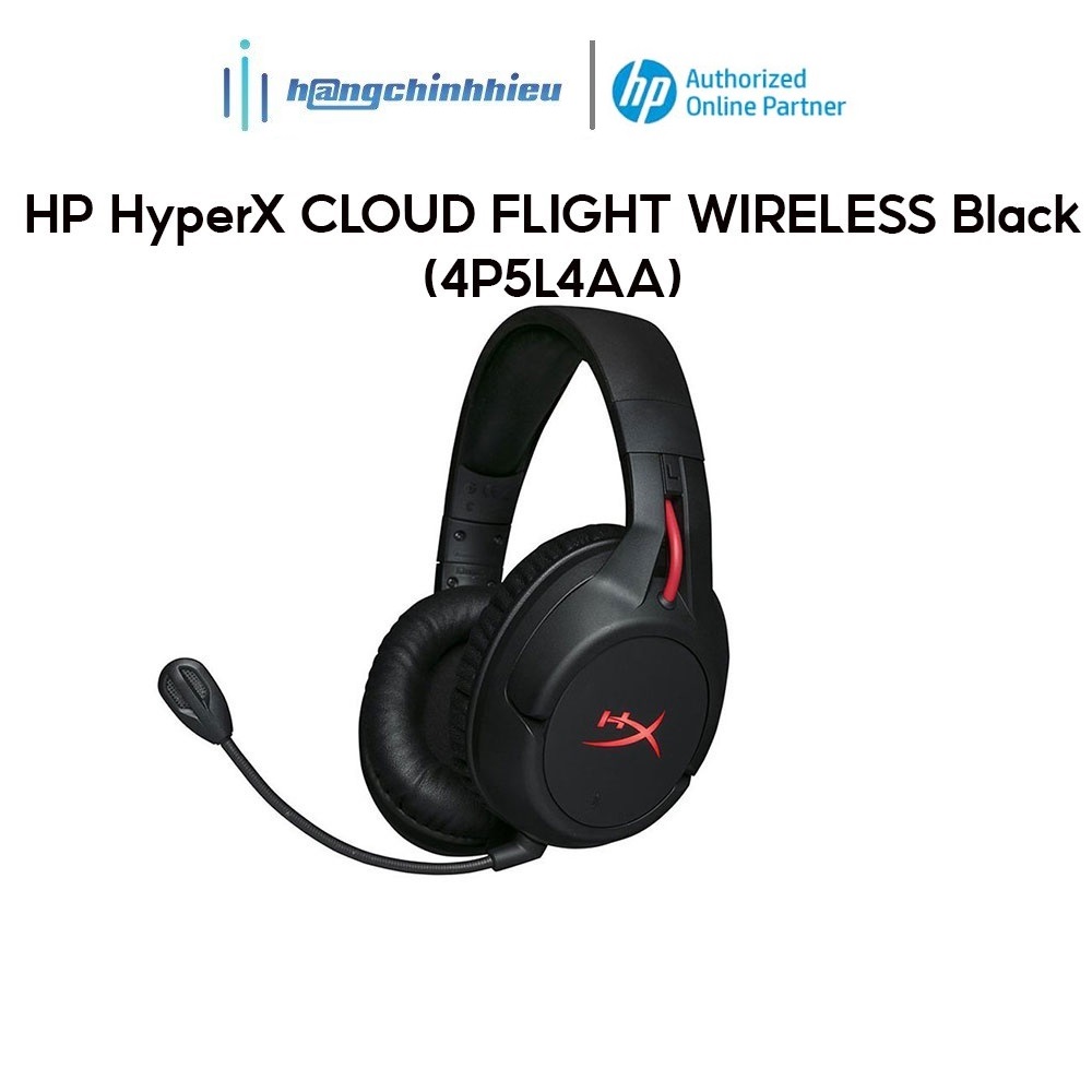 Tai nghe HP HyperX CLOUD FLIGHT WIRELESS Black 4P5L4AA Hàng chính hãng