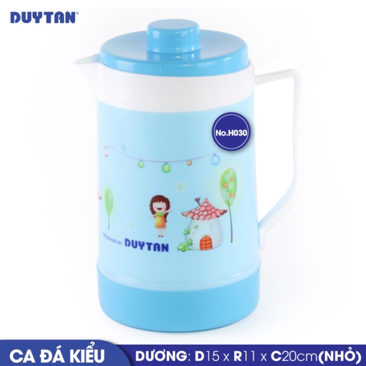 Ca đá kiểu nhỏ nhựa DUY TÂN 1 lít - 30303 - Giao màu ngẫu nhiên - Hàng chính hãng