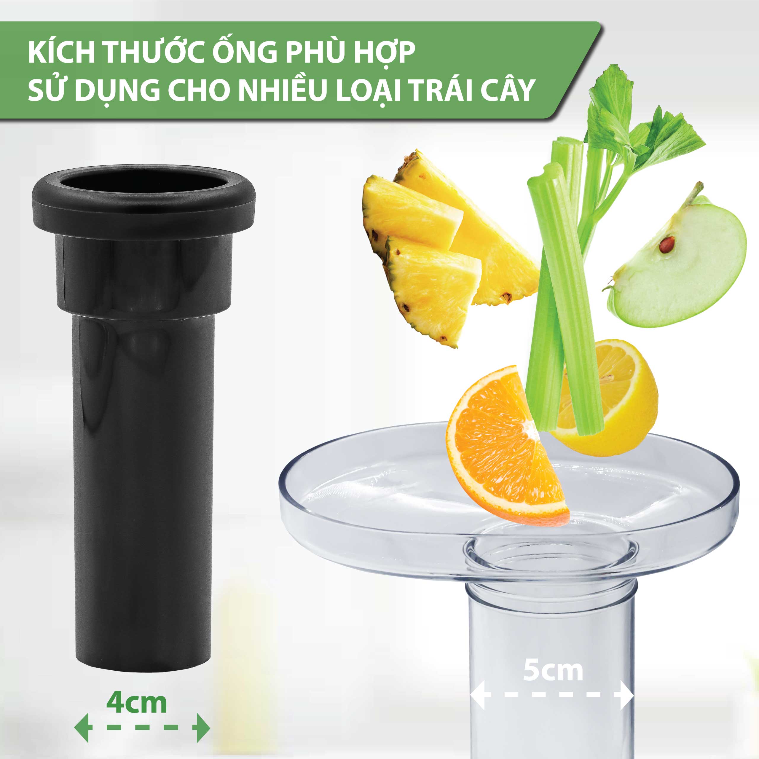 Máy ép chậm đa năng LEBENLANG trục ngang, dung tích 400ml, công suất 200W, model LBSS2204 - hàng chính hãng