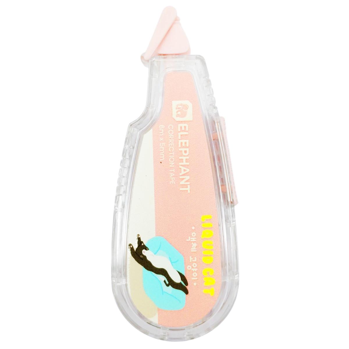 Xóa Kéo Liquid Cat - 6mm x 5m - Elephant (Mẫu Màu Giao Ngẫu Nhiên)