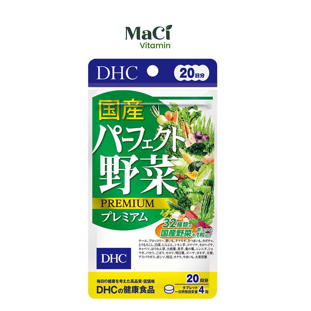 Viên uống DHC Rau Củ Quả Tổng hợp Vegetable DHC Premium 30 Ngày