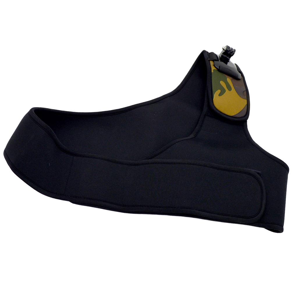 Camouflage Single Shoulder Strap Adjustable Belt Mount for for  Hero 3 4 5 Xiaomi yi Camera