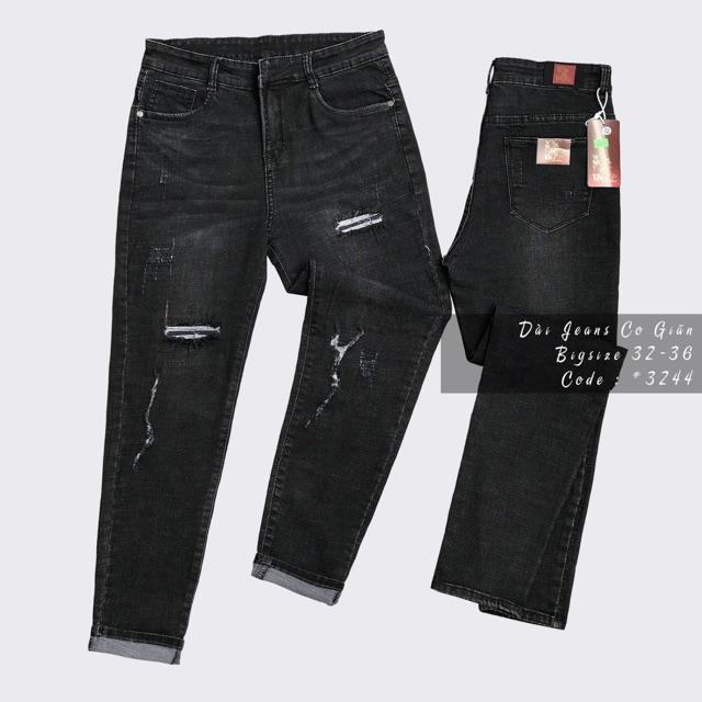 QUẦN JEAN 9 TẤC BIG SIZE CO DÃN MẠNH 2544