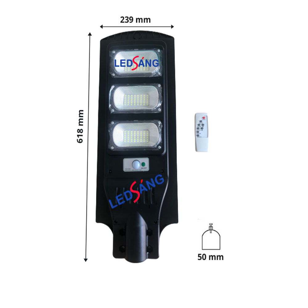 Đèn đường năng lượng mặt trời liền thể 90W