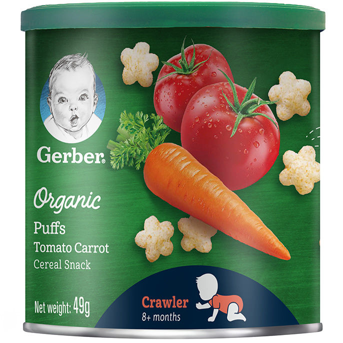 Bánh ăn dặm Gerber Organic