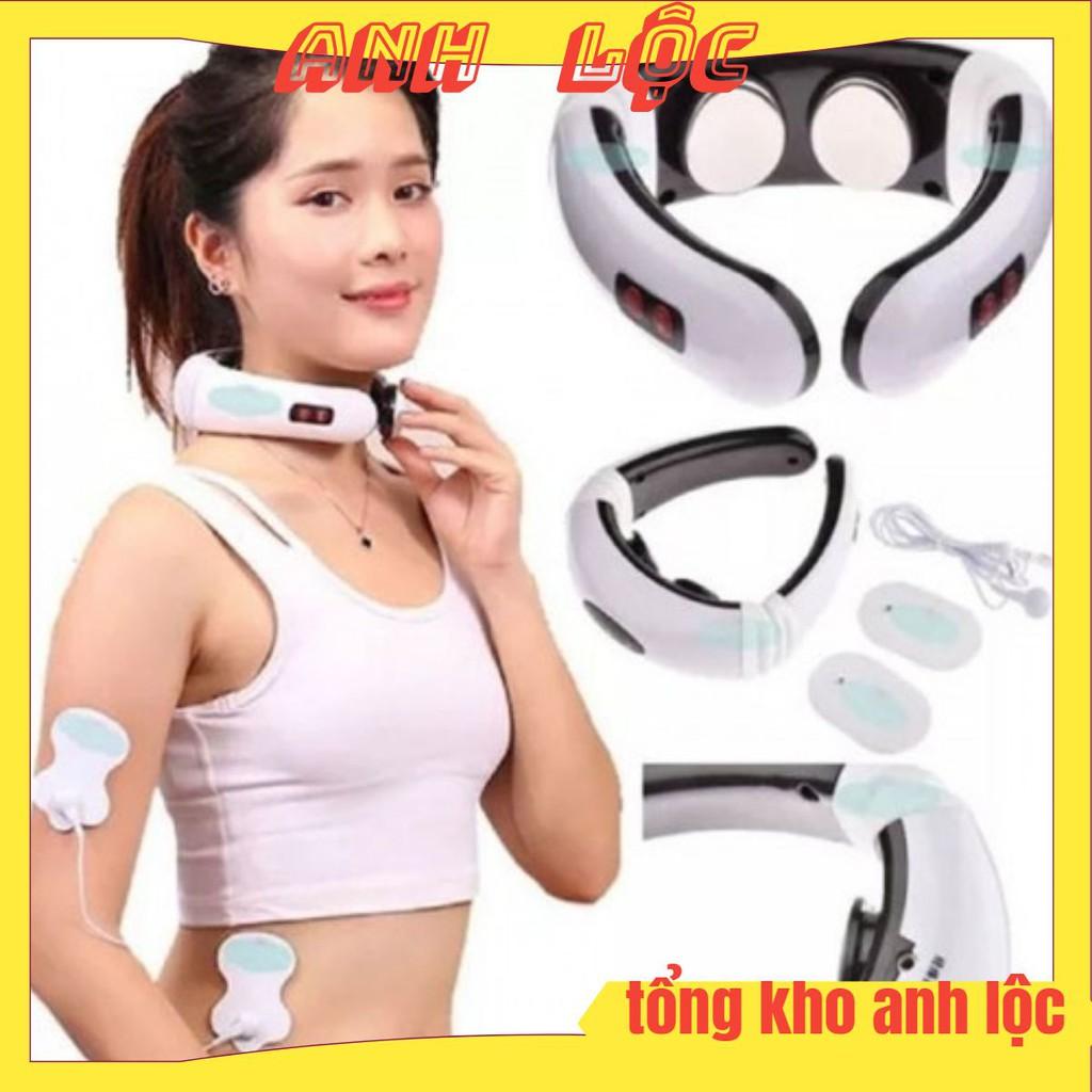  MÁY MASSAGE CỔ VAI GÁY TÍCH ĐIỆN CAO CẤP TIỆN ÍCH CÔNG NGHỆ NHẬT BẢN DỄ SỬ DỤNG