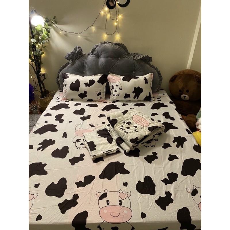 Bộ ga gối cotton poly đủ size , drap trải nệm chun bọc 1m2 1m6 1m8.