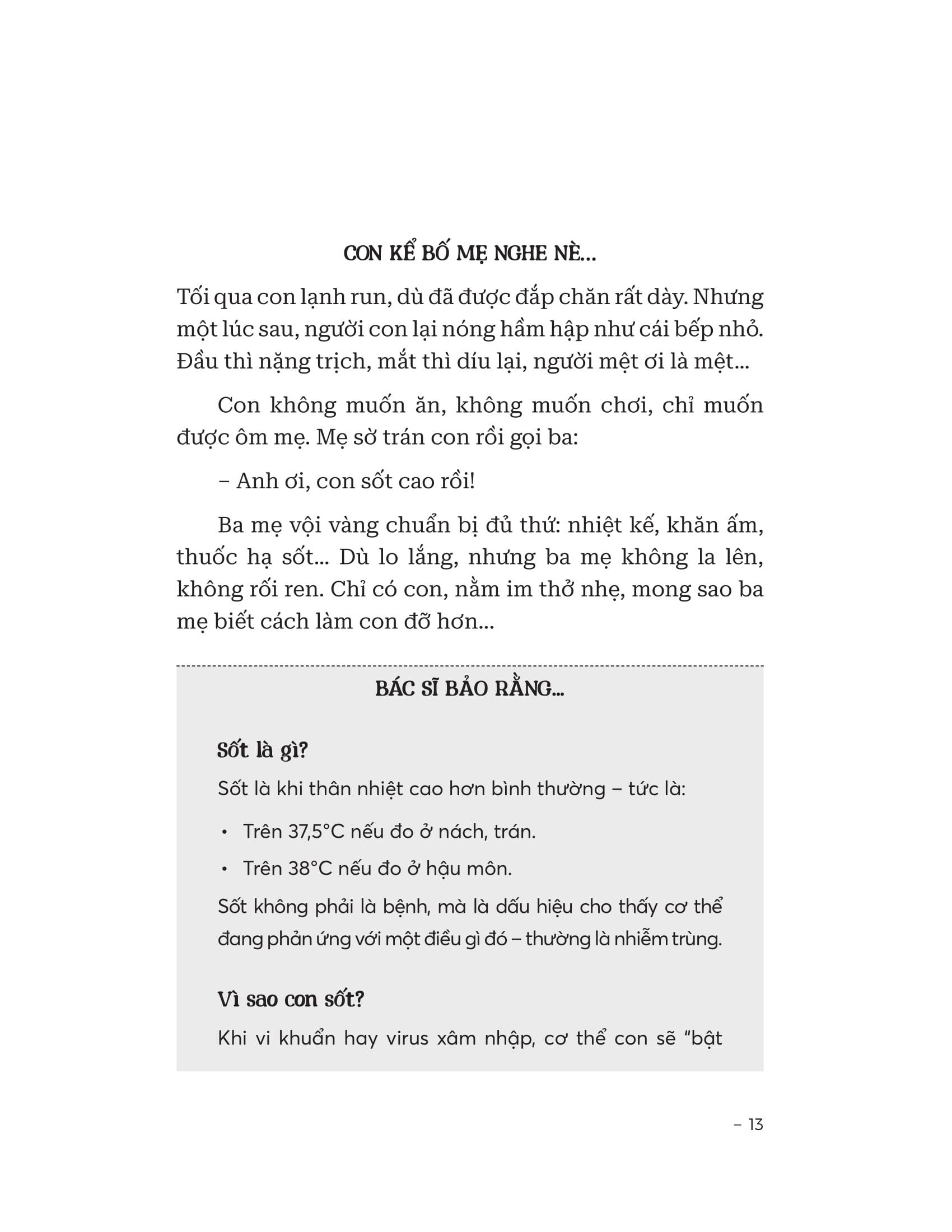 Sách - Bố Mẹ Là Thần Y Của Tớ - Thương Con Trọn Vẹn - Thấu Hiểu Khi Con Ốm Bằng Tri Thức Y Khoa Giản Dị Và Gần Gũi Nhất