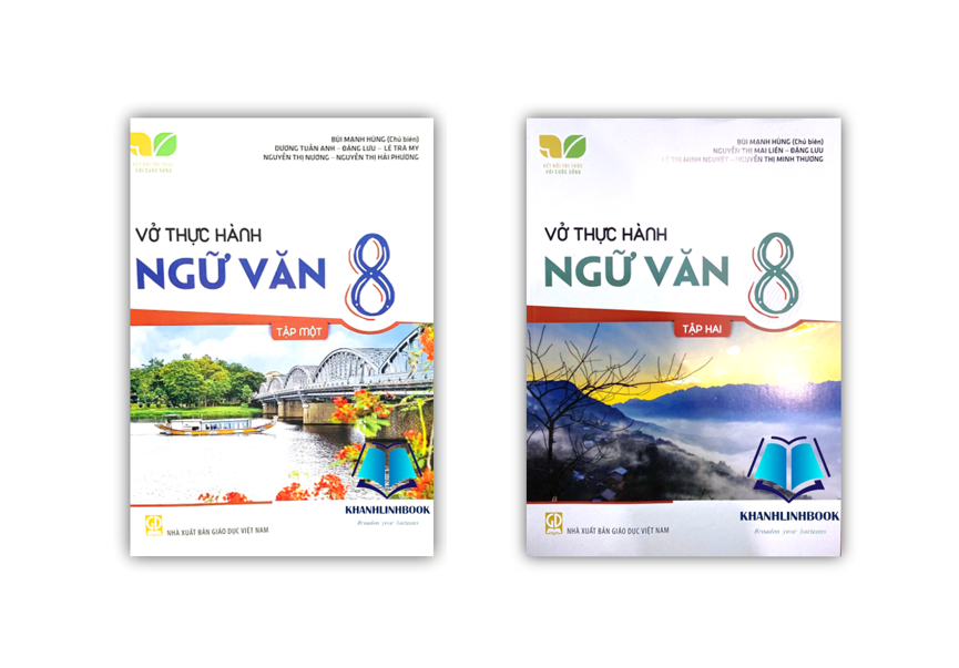 Sách - Combo Vở thực hành ngữ văn 8 - tập 1 + 2