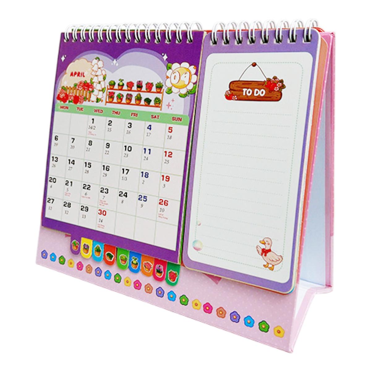 Lịch Bàn 2026 - Vườn Hoa Thời Gian - 2026-GDPN