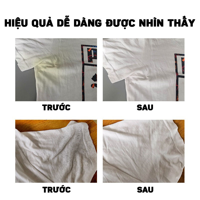 Bột Tẩy Vết Bẩn Đa Năng Giúp Tẩy Trắng Quần Áo Sạch Như Mới 300g