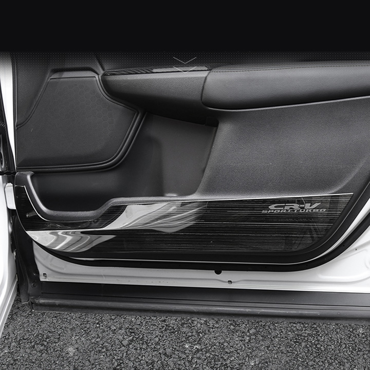 Bộ ốp Titan chống trầy xước Tapli, Táp li dành cho xe CRV, CR-V 2018-2019