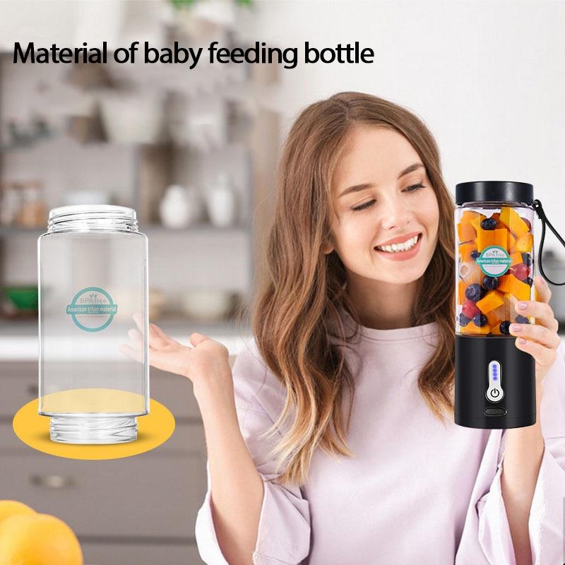Máy ép trái cây Mini Xiaomi 530ML Di Động Kèm Sạc USB Tiện Dụng Chất Lượng Cao Hàng nhập khẩu