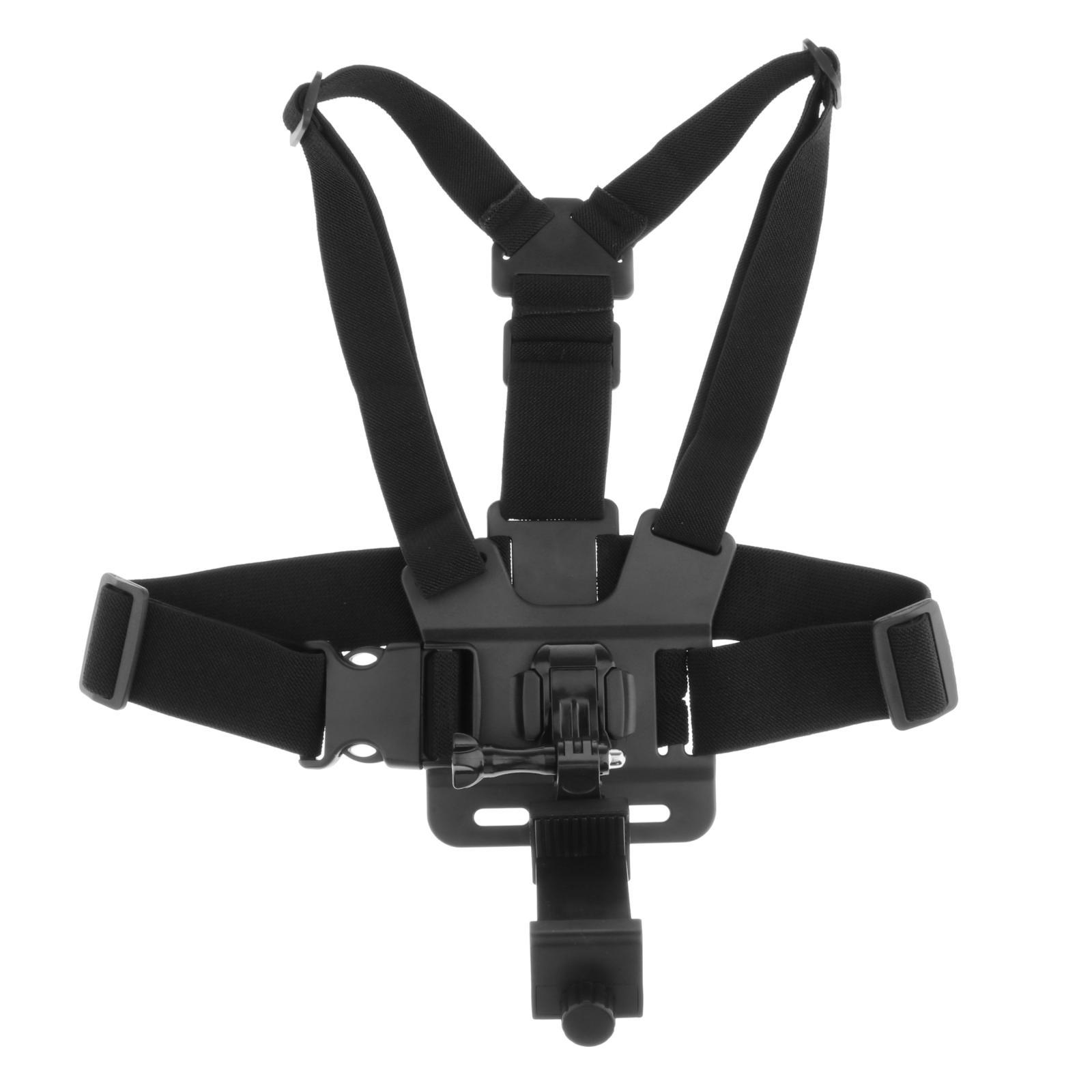 Adjustable Phone Chest Mount Harness Strap Holder Portable Fitness Mobile Clip