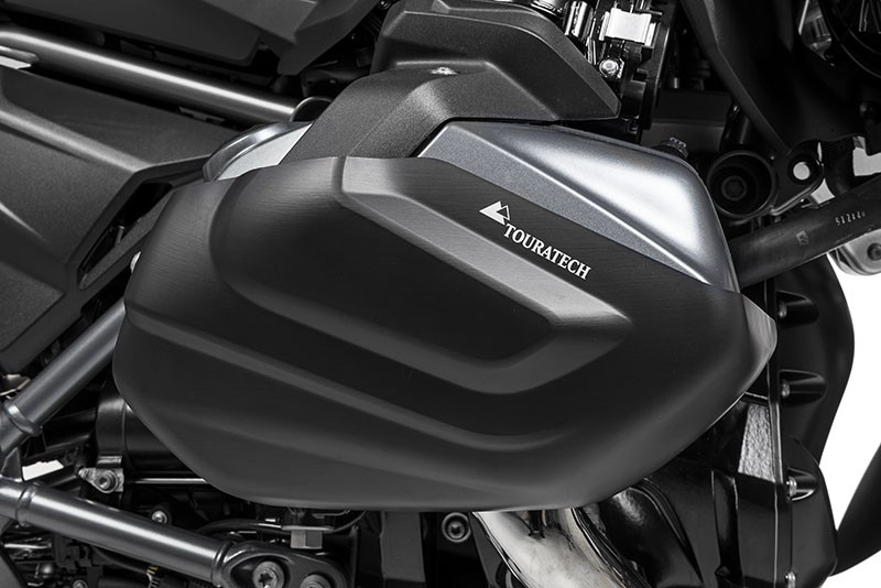 Tấm nhôm ốp bảo vệ xi lanh, màu Đen cho BMW R1250GS / R1250GSA / R1250R / R1250RS / R1250RT