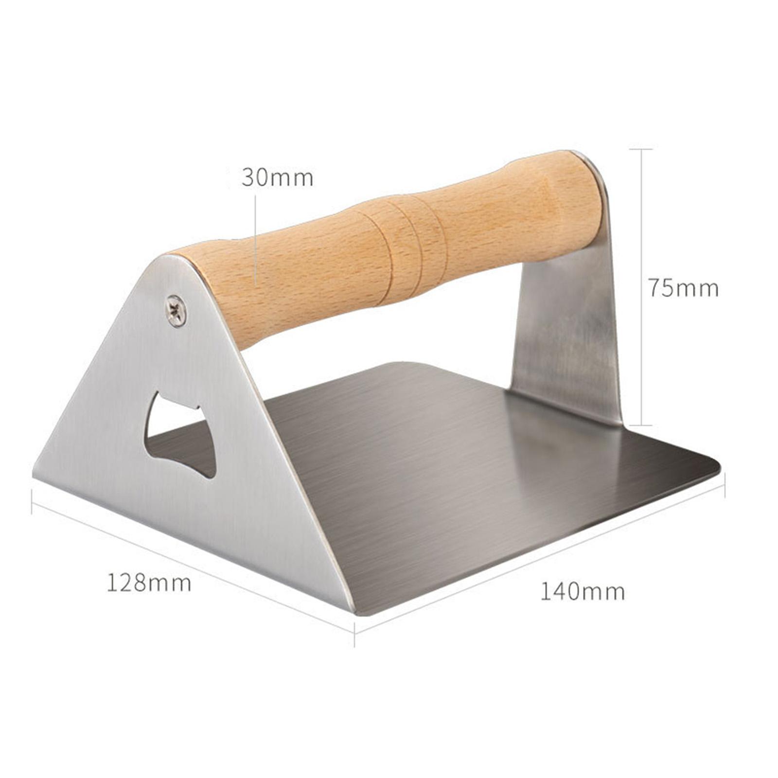 Stainless Steel Burger Press  Heavy Duty for BBQ Outdoor Camping