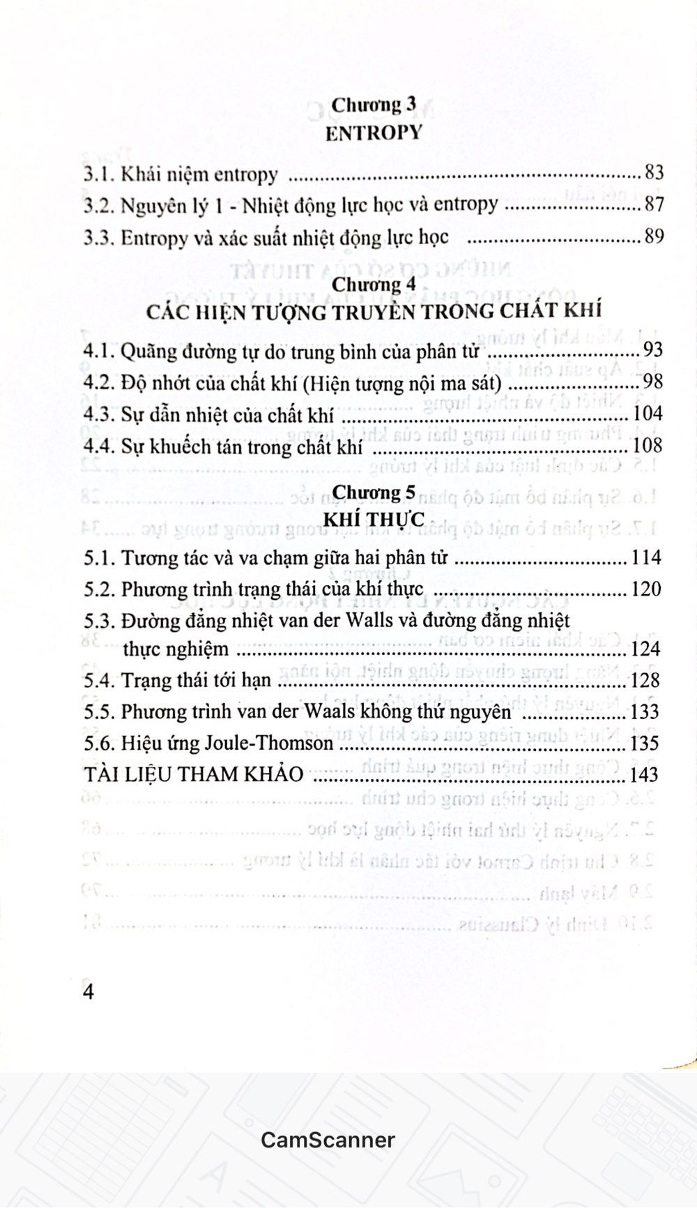 Giáo trình Nhiệt Học Chất Khí