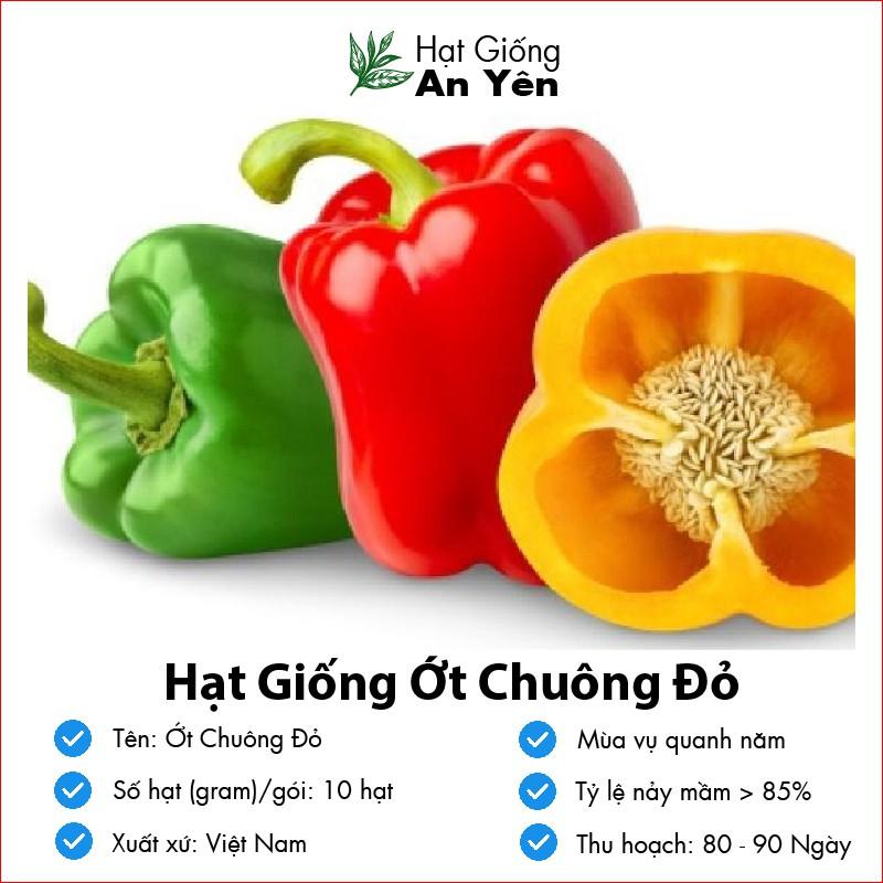 Hạt giống Ớt Chuông  thu hoạch sớm, dễ trồng, nảy mầm cao, sinh trưởng khoẻ