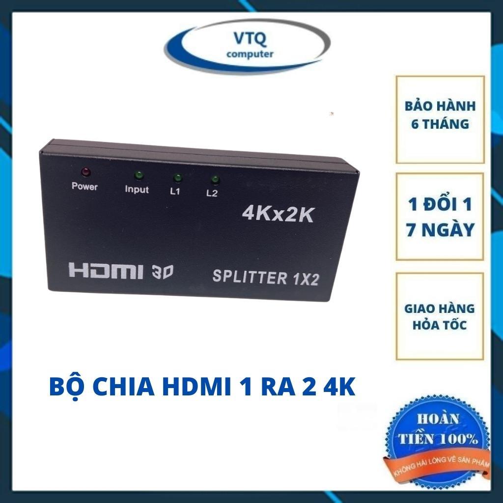 Bộ chia hdmi 1 ra 2 4Kx2K, hup chia cổng HDMI hàng tốt. bảo hành 6 tháng