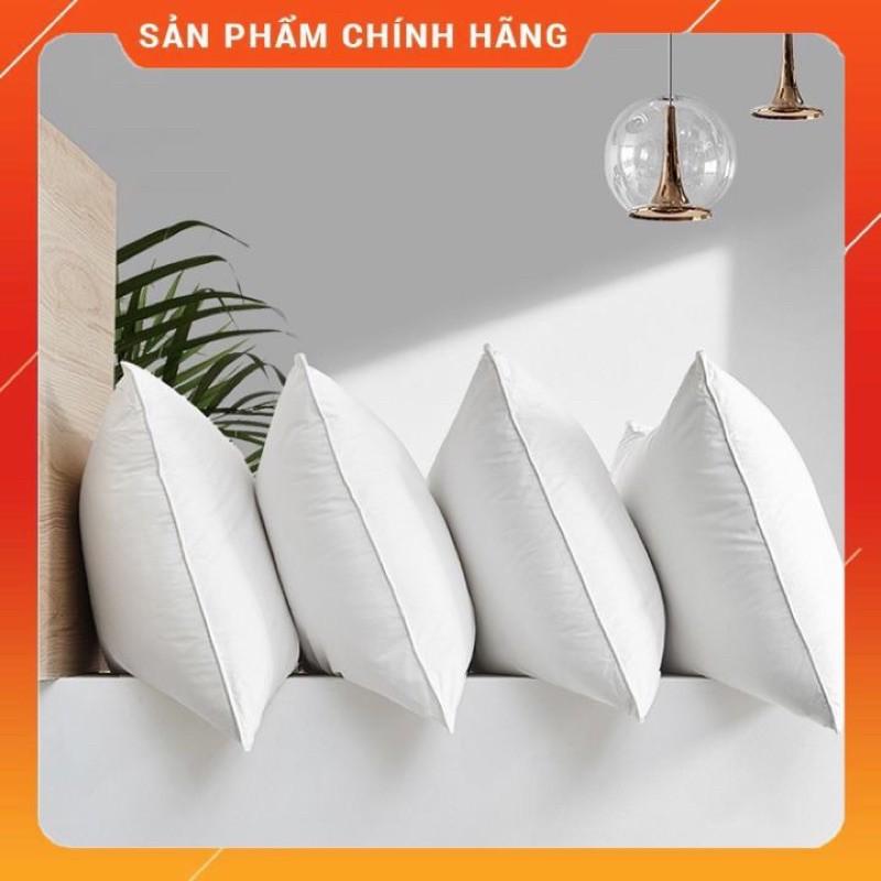 Gối lông vũ nhân tạo size 50x70 bông Gòn microfiber, hàng Việt Nam chất lượng cao gối khách sạn gối cao, giá cho 1 sp