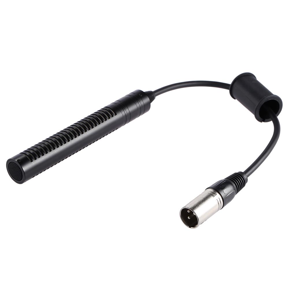 Video Recording Interview Photography Stereo Condenser Unidirectional Microphone Mic for Sony Panosonic Camcorders--XLR