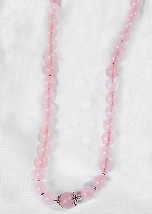 Vòng Cổ Đá Thạch Anh Hồng Ngọc Quý Gemstones