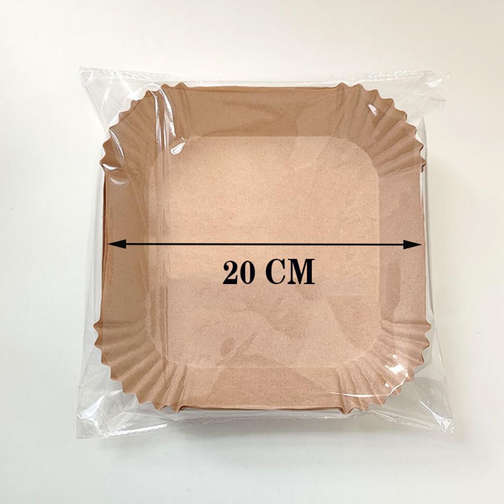 Set 50 Miếng Giấy Lót Nồi Chiên Đa Năng SenNai, Giảm Thiểu Tối Đa Dầu Mỡ Bám Vào Nồi Chiên