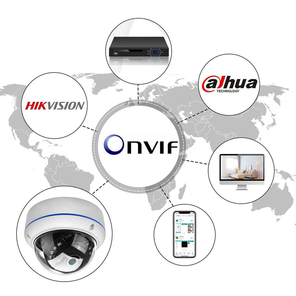 Outdoor WiFi IP IR Camera 1080P HD Dome Security PTZ Night Vision Camera