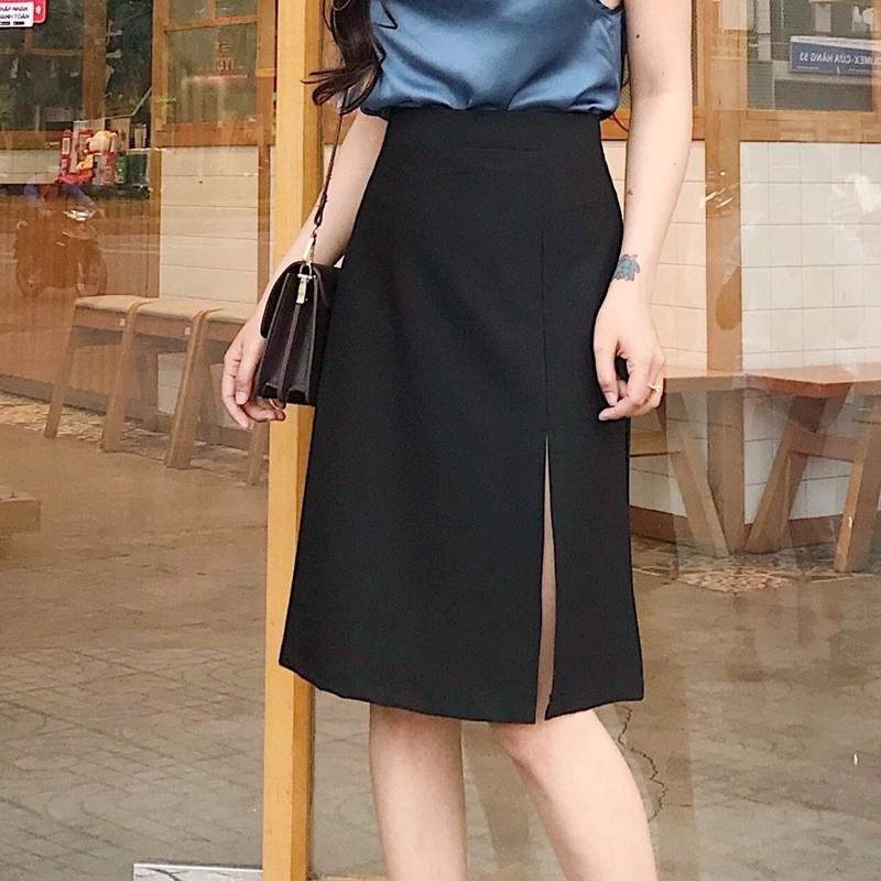 CHÂN VÁY XẺ ĐÙI SANG CHẢNH( Ảnh thật 100% ) mã 388
