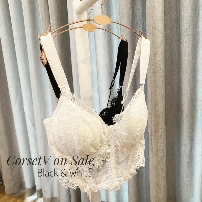 CorsetV - Áo croptop ren