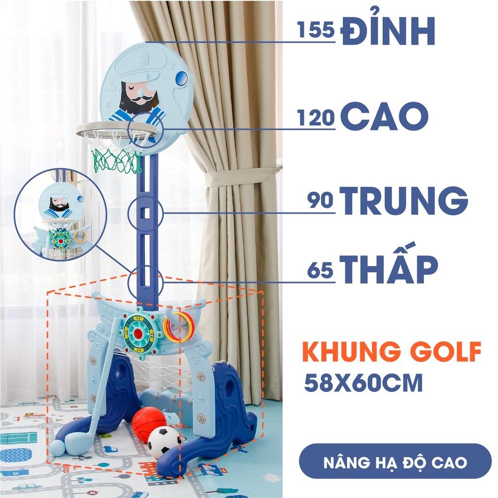 Bộ đồ chơi thể thao đa năng cho bé: Bóng đá, ném vòng, bóng rổ, Golf Toys House WM19046