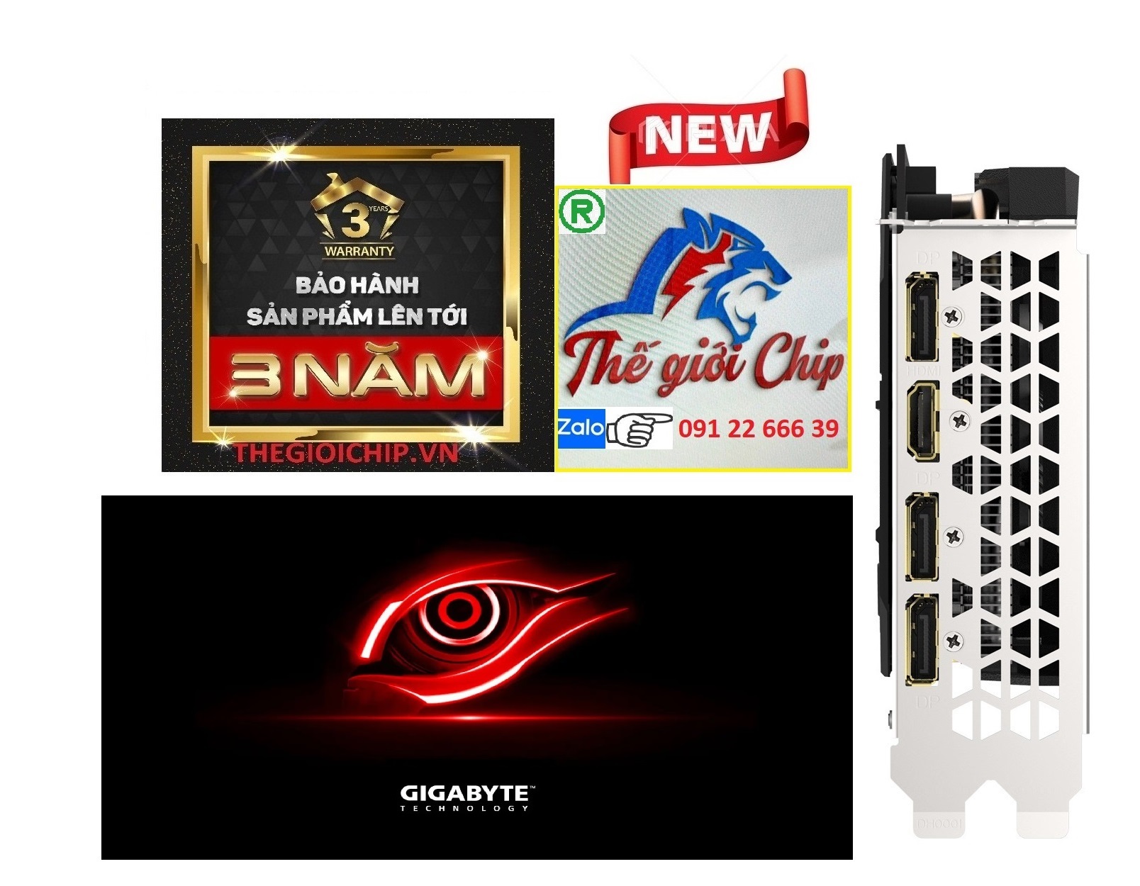 Card Màn Hình VGA Gigabyte GTX 1660 OC 6GB (GV-N1660OC-6GD) - Hàng Chính Hãng