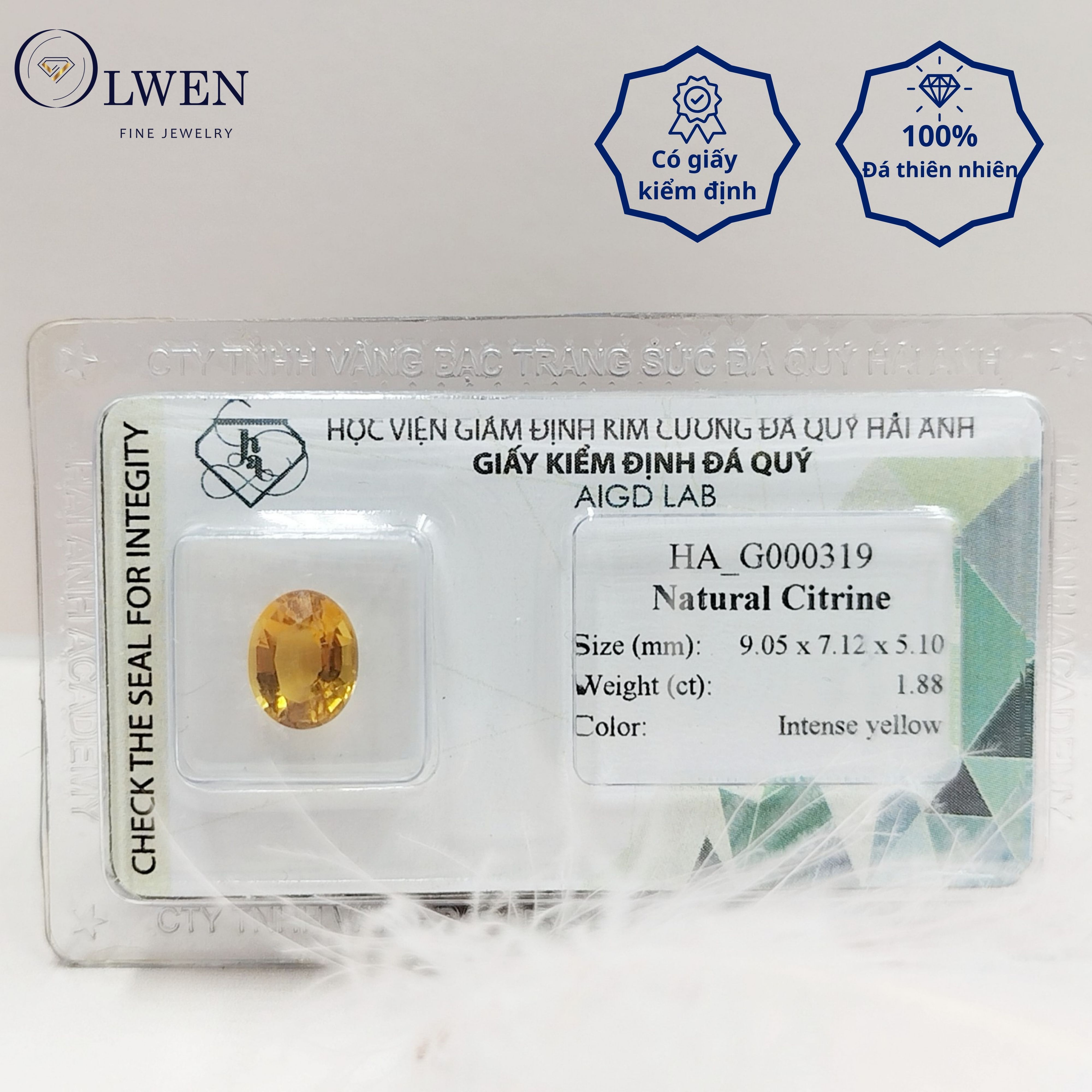 Viên đá thạch anh vàng thiên nhiên_HA-G000319