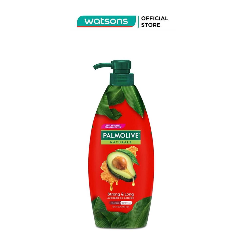 Dầu Gội Và Xả Palmolive Naturals Strong &amp; Long Avocado Oil &amp; Honey 600ml