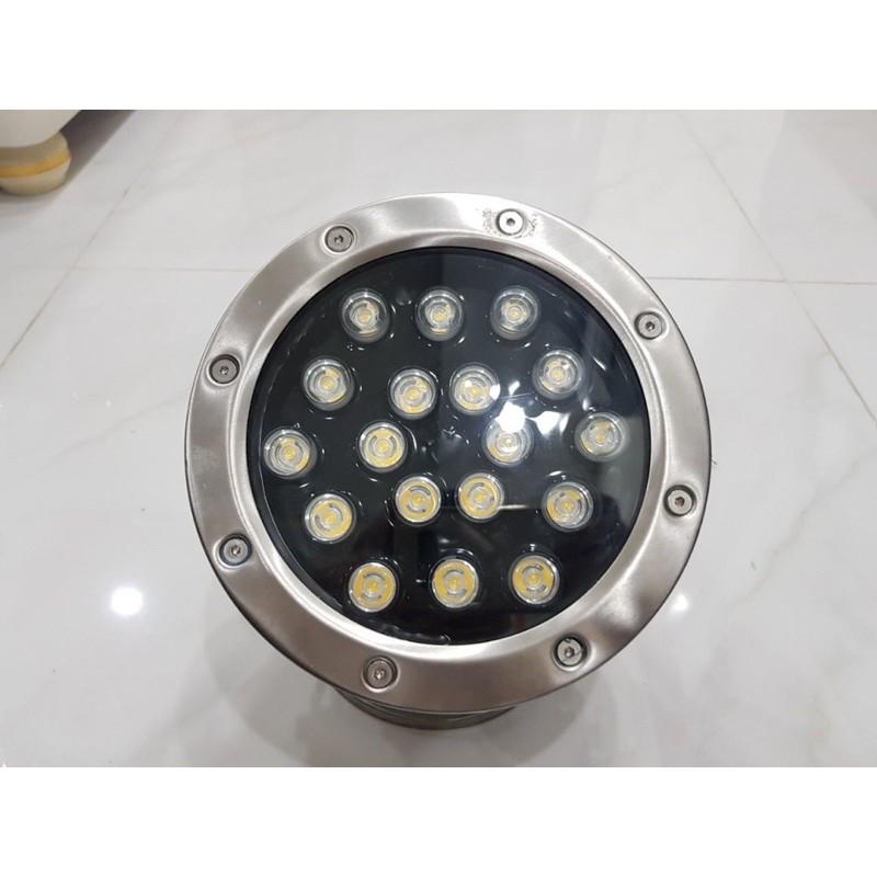 Đèn LED âm nước 18w ánh sáng vàng