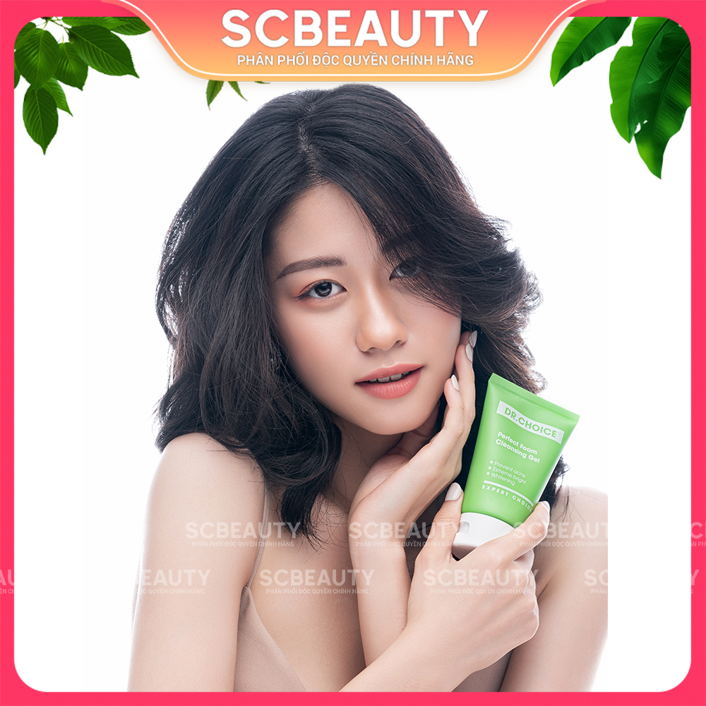 Bộ sản phẩm dưỡng trắng da ngừa mụn KIM BABY FACE HA+ và Sữa Rửa Mặt DR.CHOICE