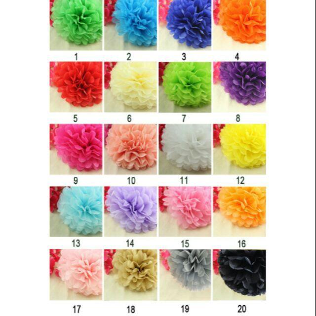 HOA TÚ CẦU GIẤY TRANG TRÍ SIZE 20CM (10K/CÁI