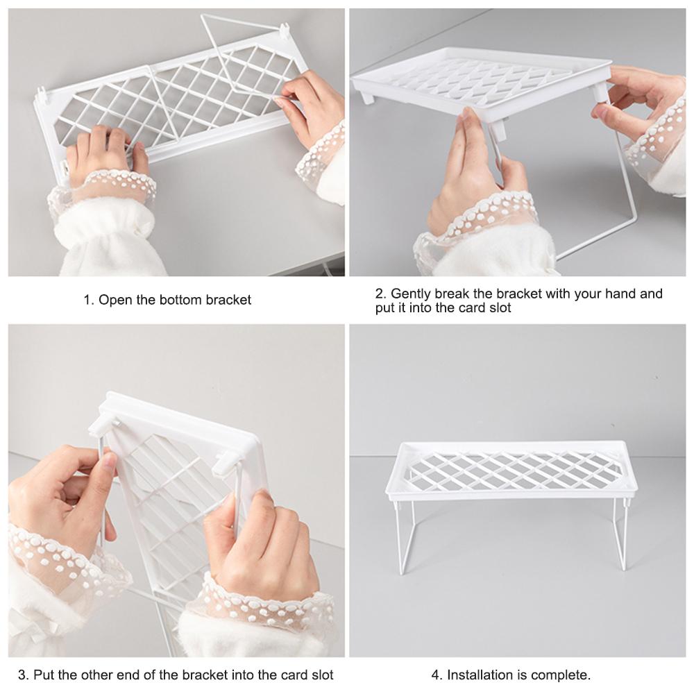 Nhà Tủ Quần Áo Đồng Hồ Nam Sắt Giá Đựng Đồ Gấp Gọn Trắng Tiết Kiệm Không Gian Đơn Giản Kệ Để Bàn Nhà Bếp Nhà Tắm Phòng Nghiên Cứu Học Tập Phụ Kiện