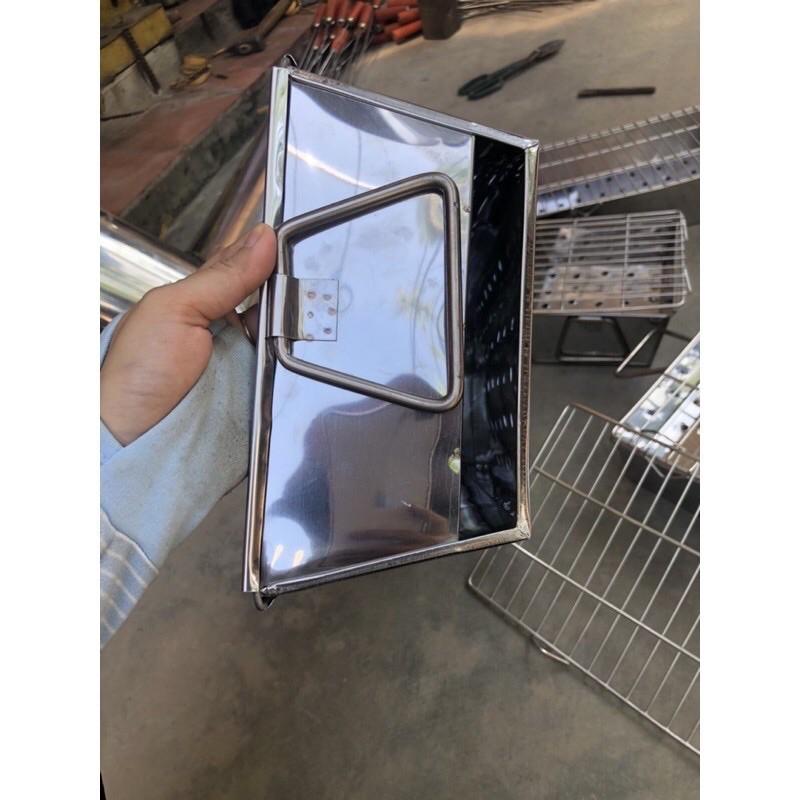 Bếp nướng than hoa inox, bếp nướng BBQ ngoài trời