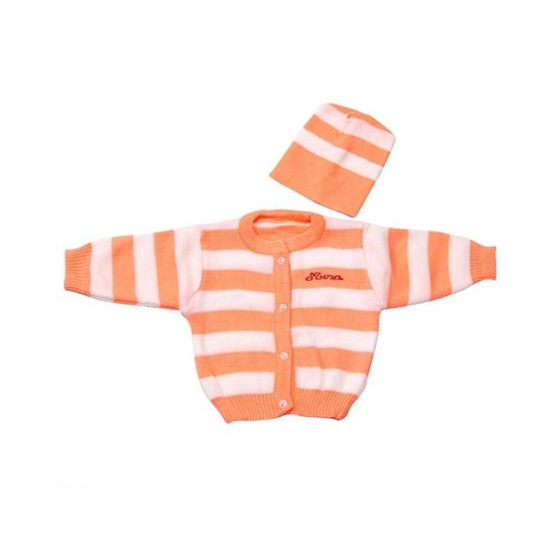 Bộ áo len và mũ cho bé từ ss- 6 tháng tuổi