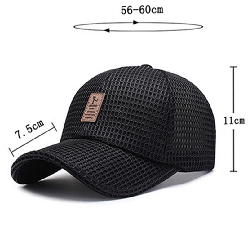 2021 Mũ bóng chày Mesh Mesh Mũi Mũi Móng Mũ Mũ Mũ Hat ngoài trời Mũ câu cá Bone Gorras Snapback Trucker Cap Sport Caps Color: 4