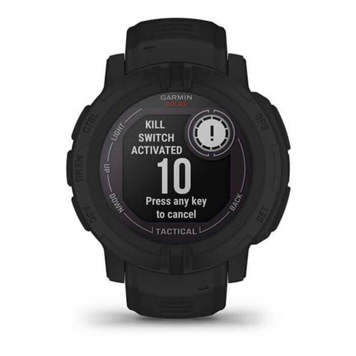 Đồng Hồ Thông Minh Garmin Instinct 2 Solar Tactical - Màu Đen - Hàng Chính Hãng